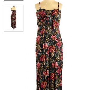 American Eagle floral jumpsuit